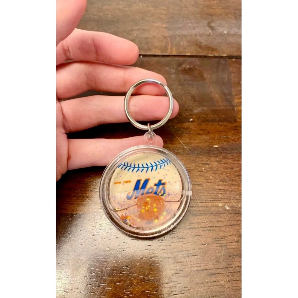 Vintage 1989 Russ New York‎ Mets Keychain